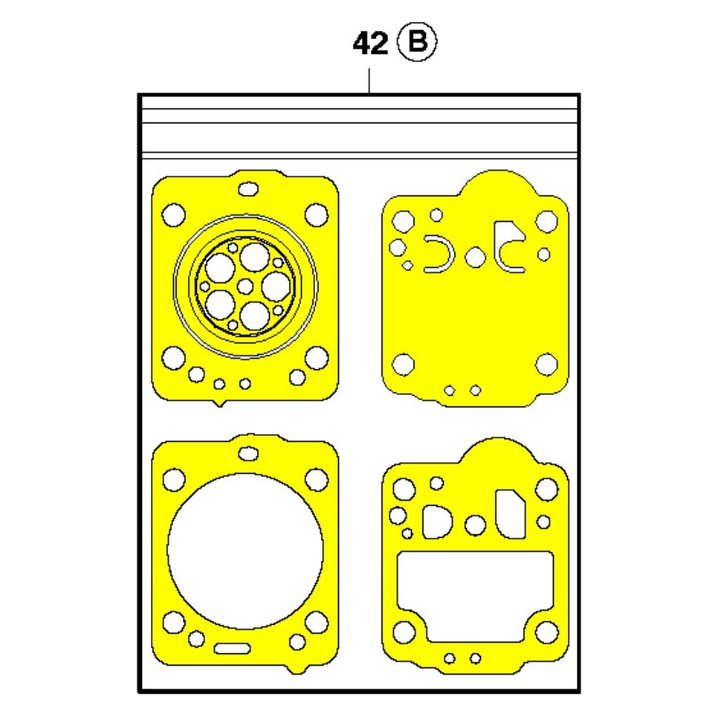 Kit De Reparación De Carburador Para Motosierras Jonsered CS2240 Y Series 440 - 2 Kits De Repuesto