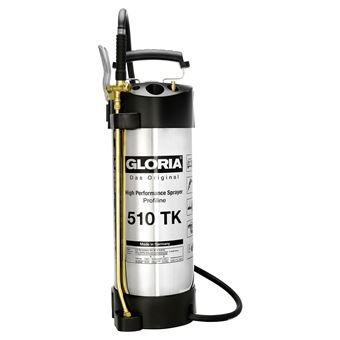 Gloria 510TK Profiline 10L postřikovač tlakový 6 bar nerez manometr