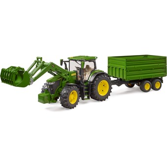 Traktor John Deere 7R 350 1/16 s nakladačem a vlekem