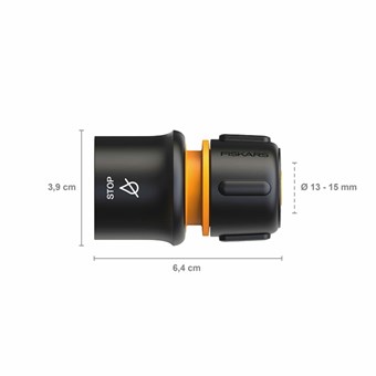 Stopspojka závlahy Fiskars 1/2" - 5/8" Stop