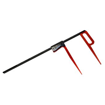 Průměrka ocelová 50cm Kinex Black Red Line