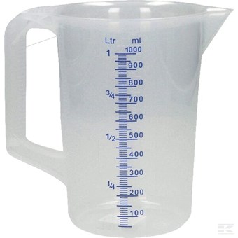Odměrka plast Hünersdorff 1,0 L