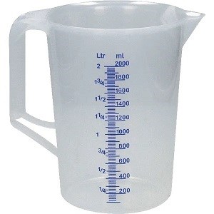 Odměrka plast Hünersdorff 2,0 L PP