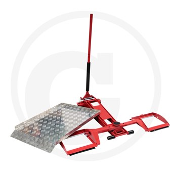 Zvedák na zahradní traktory a sekačky hydraulický ClipLift Pro 800kg Akční set