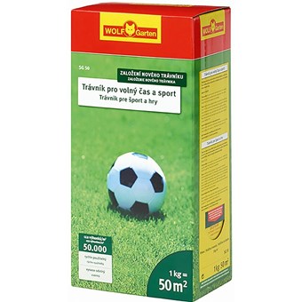 Travní směs Hry a Sport Wolf Garten SG50  50m2 / 1kg WOLF Garden 3825836 1