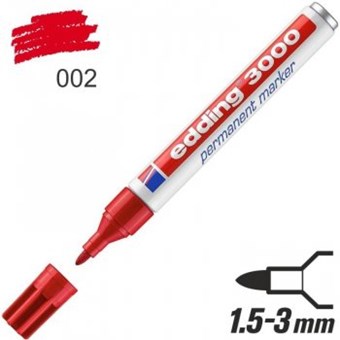 Značkovač tužka Edding® 3000 červený