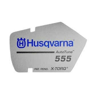 Nálepka kryt starteru Husqvarna 555