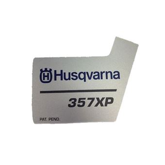 Nálepka kryt starteru Husqvarna 357XP
