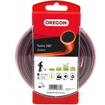 Struna žací 2,7mm x 15m Techni 280° Oregon