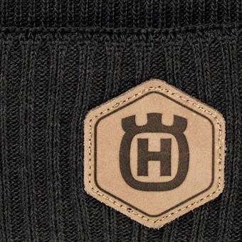 Čepice pletená zimní vlněná Merino logo Husqvarna Xplorer