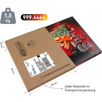 Klíč nástrčný KS Tools Adventní kalendář - N/A > 999.2222