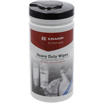 Čistící ubrousky na ruce 90ks Kramp