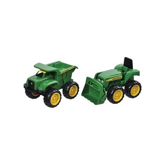 Traktor s nakladačem a náklaďák John Deere dětská hračka