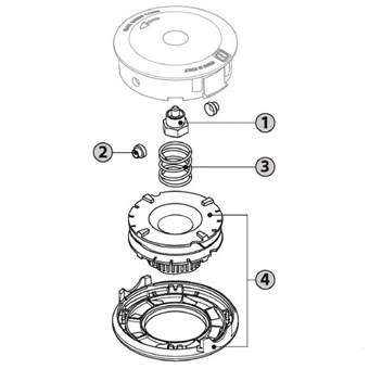 Hlava strunová Tecomec Tap-N-Go HD-EL130mm 33ccm