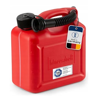 Kanystr 5 L červený Hünersdorff Jerry