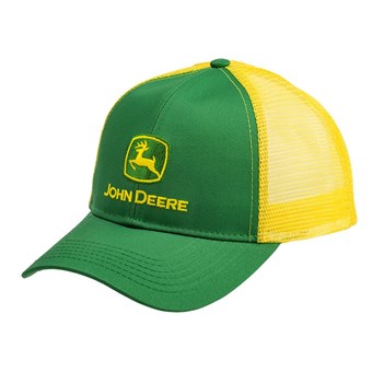 Čepice John Deere zeleno žlutá logo