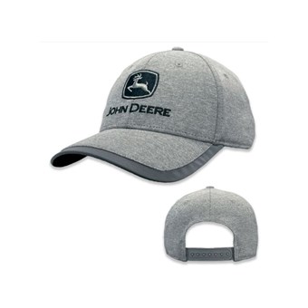 Čepice John Deere šedá logo 2025