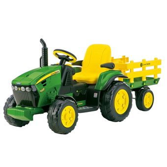 Traktor John Deere Force elektrický 12V s vlekem  dětský