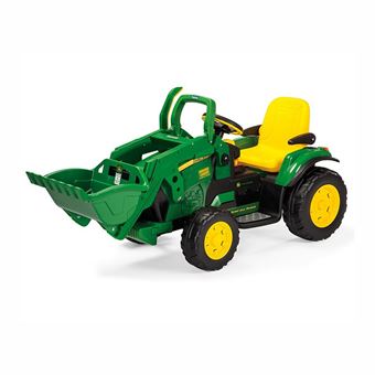 Traktor John Deere Ground s nakladačem elektrický 12V dětský