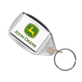 Přívěšek na klíče John Deere Crystal logo plast - N/A
