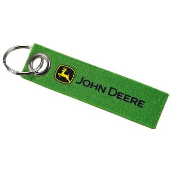 Přívěšek na klíče látkový s logem John Deere N/A