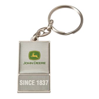 Přívěsek na klíče John Deere kovový - N/A