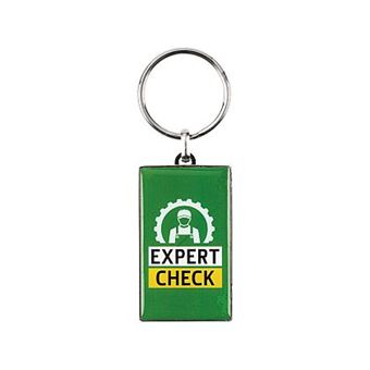 Přívěsek na klíče John Deere kovový Expert Check - N/