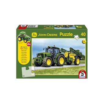 Puzzle John Deere 6630  Schmidt 40ks  + Siku - N/