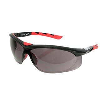 Brýle ochranné tmavé OREGON polykarbonát červená sport