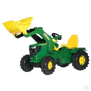 Traktor šlapací John Deere 6210R s nakladačem