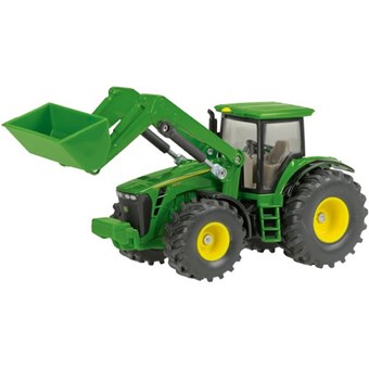 Traktor John Deere 8430 s čelním nakladačem model hračka 1:50