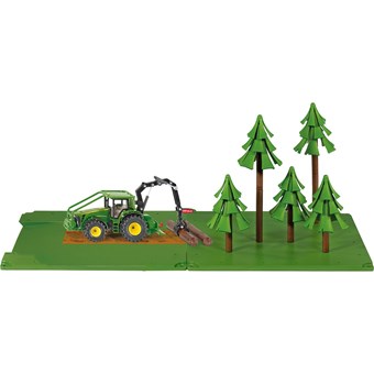 Traktor John Deere 8430 lesnický set model hračka