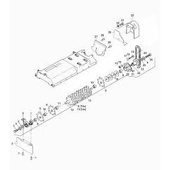 Hřídel s noži kompletní John Deere D45C