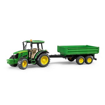 Traktor John Deere 5115M s přívěsem 1/16